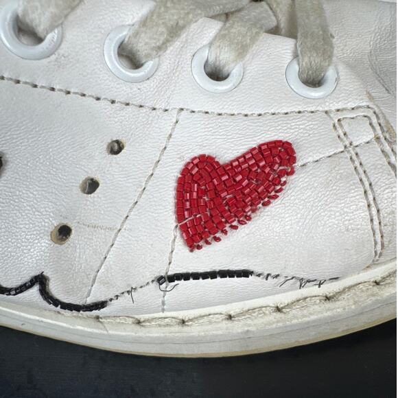 Golden Goose Super Star Sneaker Swarovski Crystal Limited Edition 38 Authentic - Picture 8 of 14